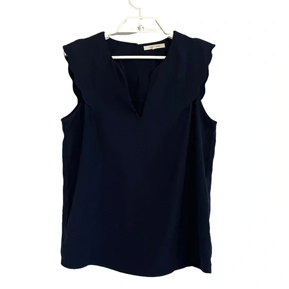 41 Hawthorn Dawney Scallop Trim Blouse - Picture 2 of 10